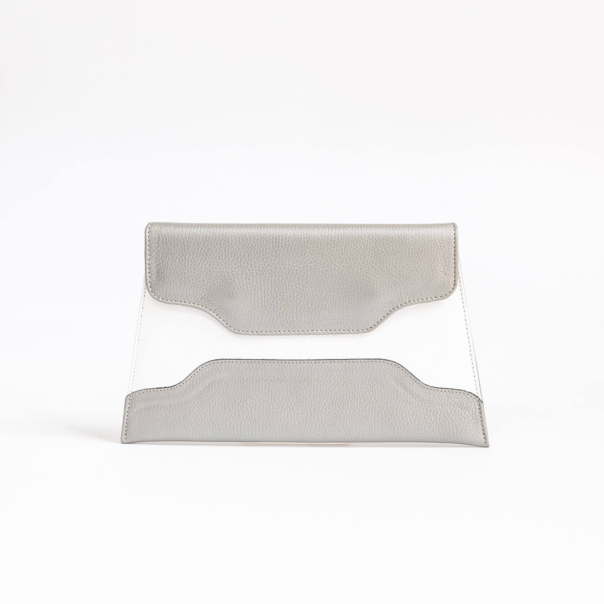 Clutch Trapecio Bi-color Capicua