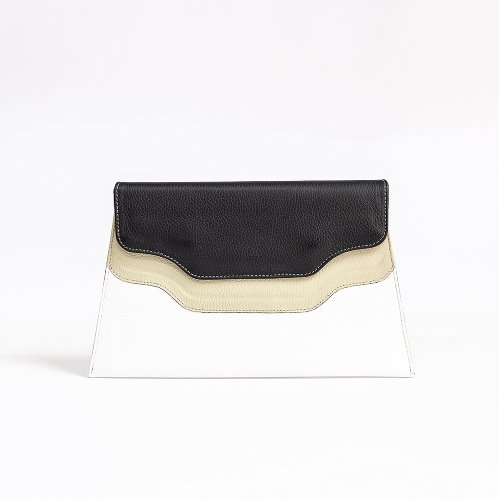 Clutch Trapecio Bi-color Capicua