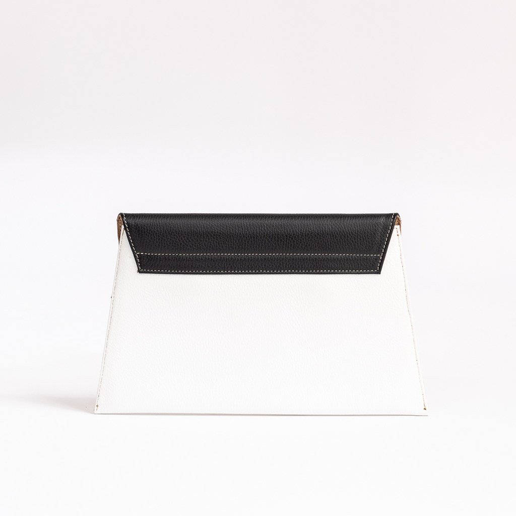Clutch Trapecio Bi-color Capicua