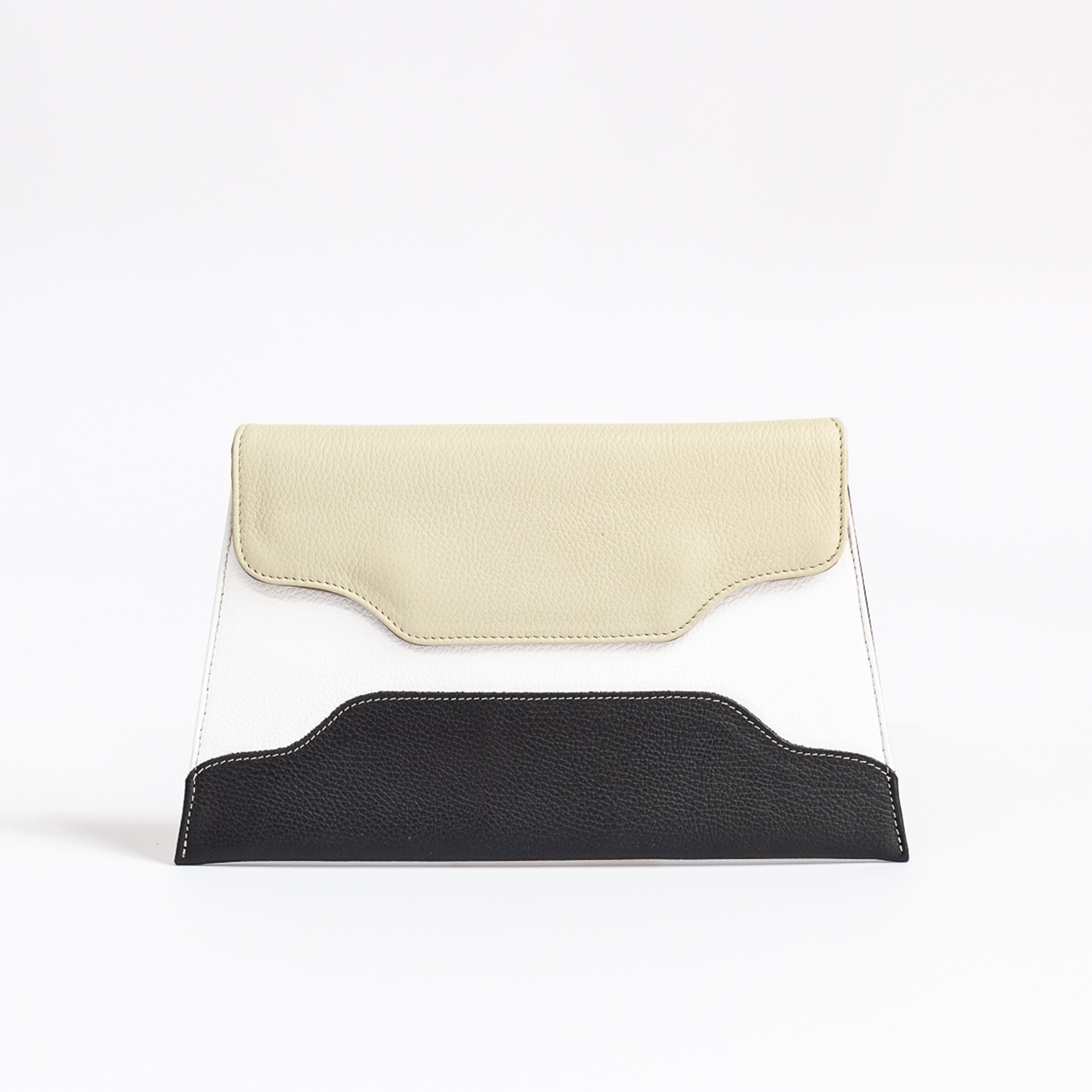 Clutch Trapecio Bi-color Capicua