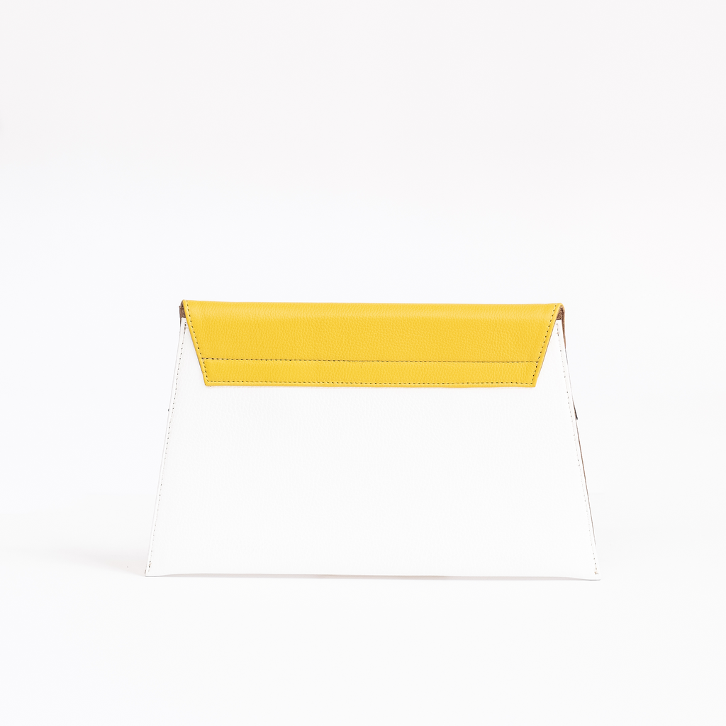 Clutch Trapecio Bi-color Capicua