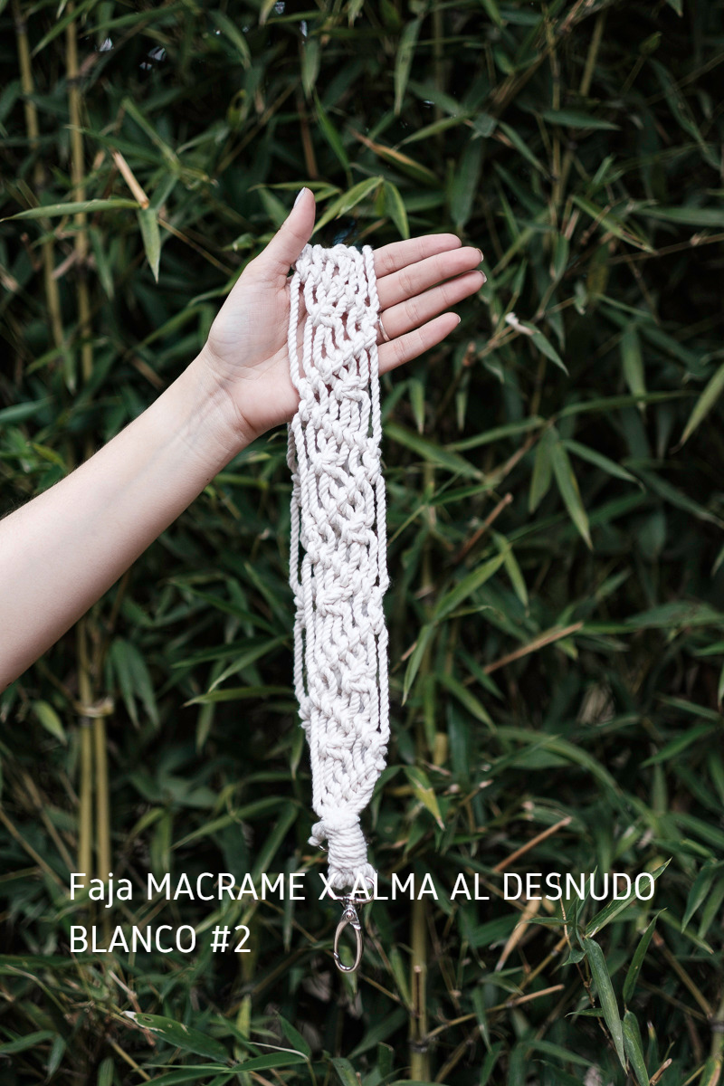 Faja MACRAME X ALMA AL DESNUDO