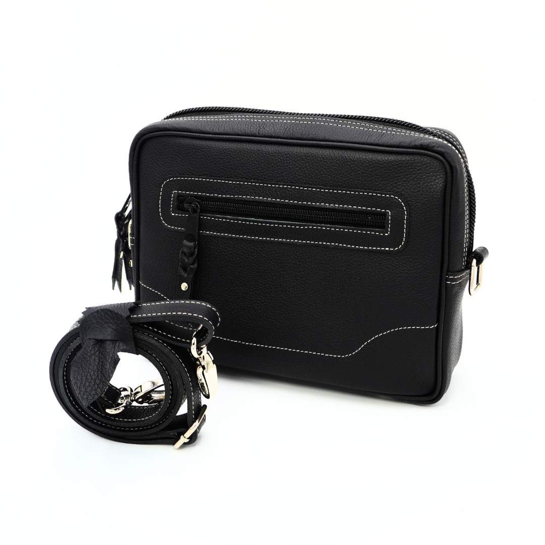 Maletín Crossbody Cuero Clásico