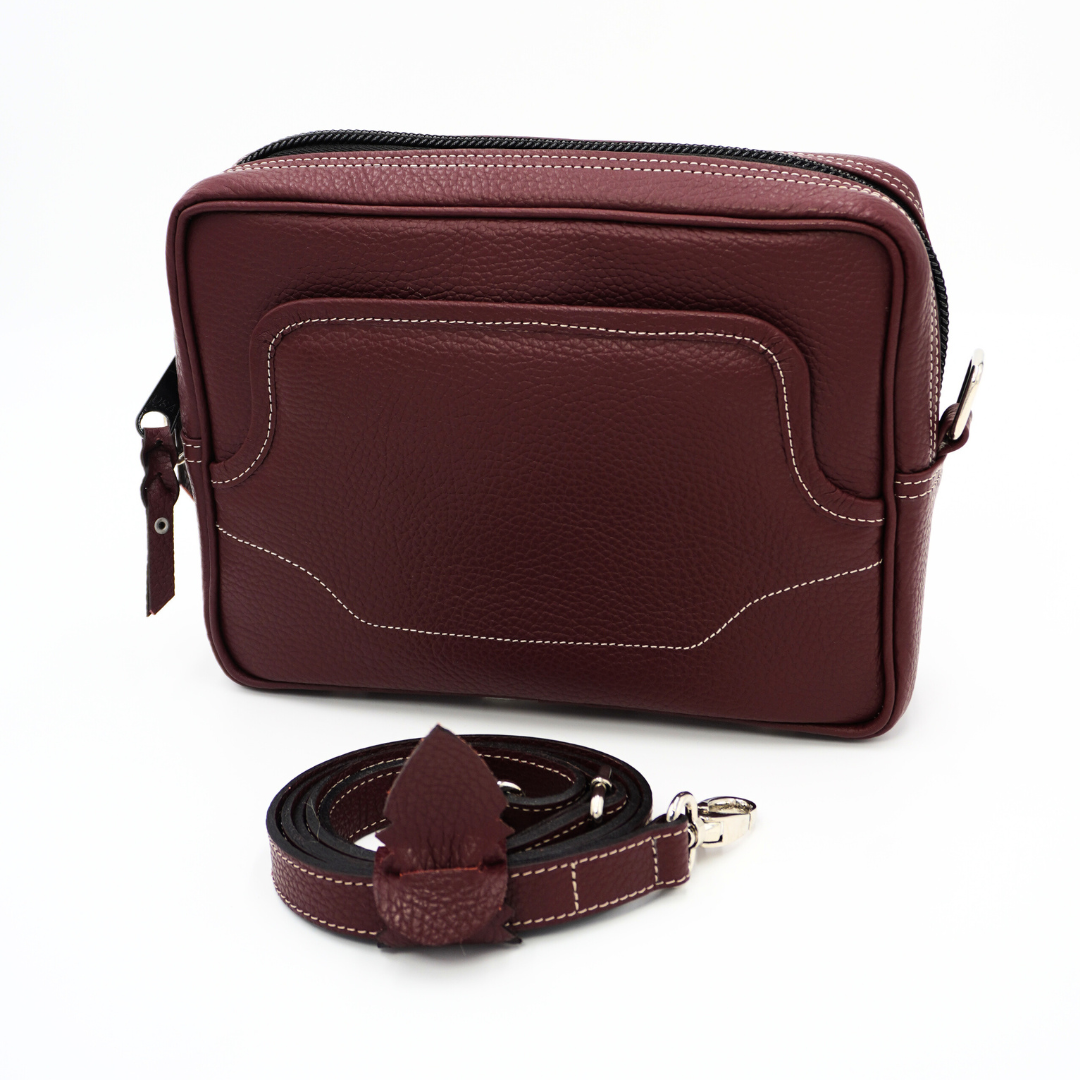 Maletín Crossbody Cuero Clásico