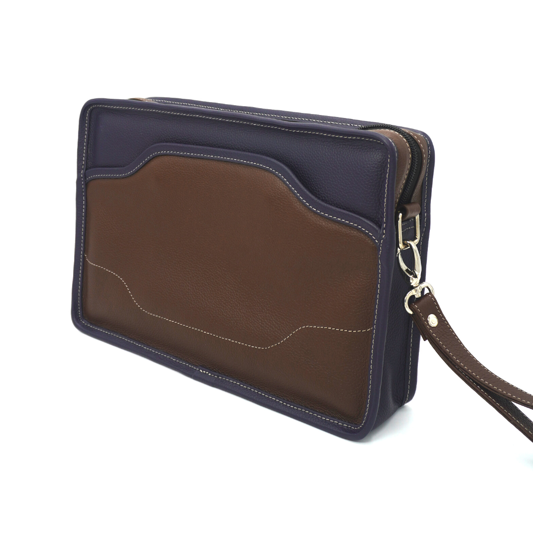 Porta Tablet clásico de cuero