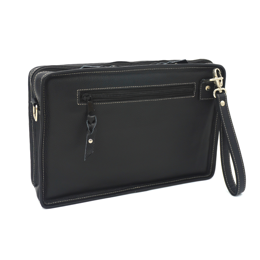 Porta Tablet clásico de cuero