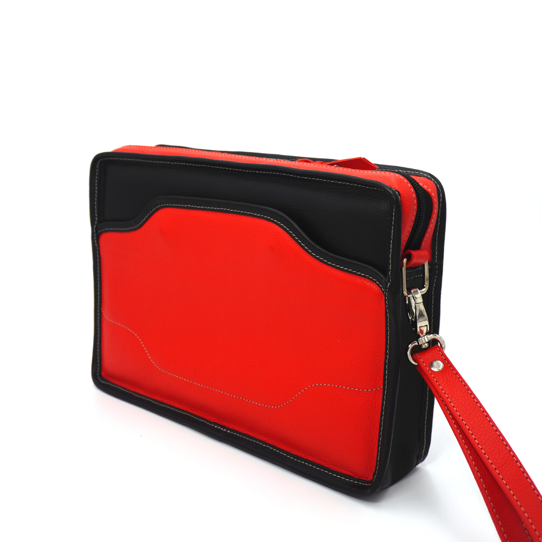 Porta Tablet clásico de cuero