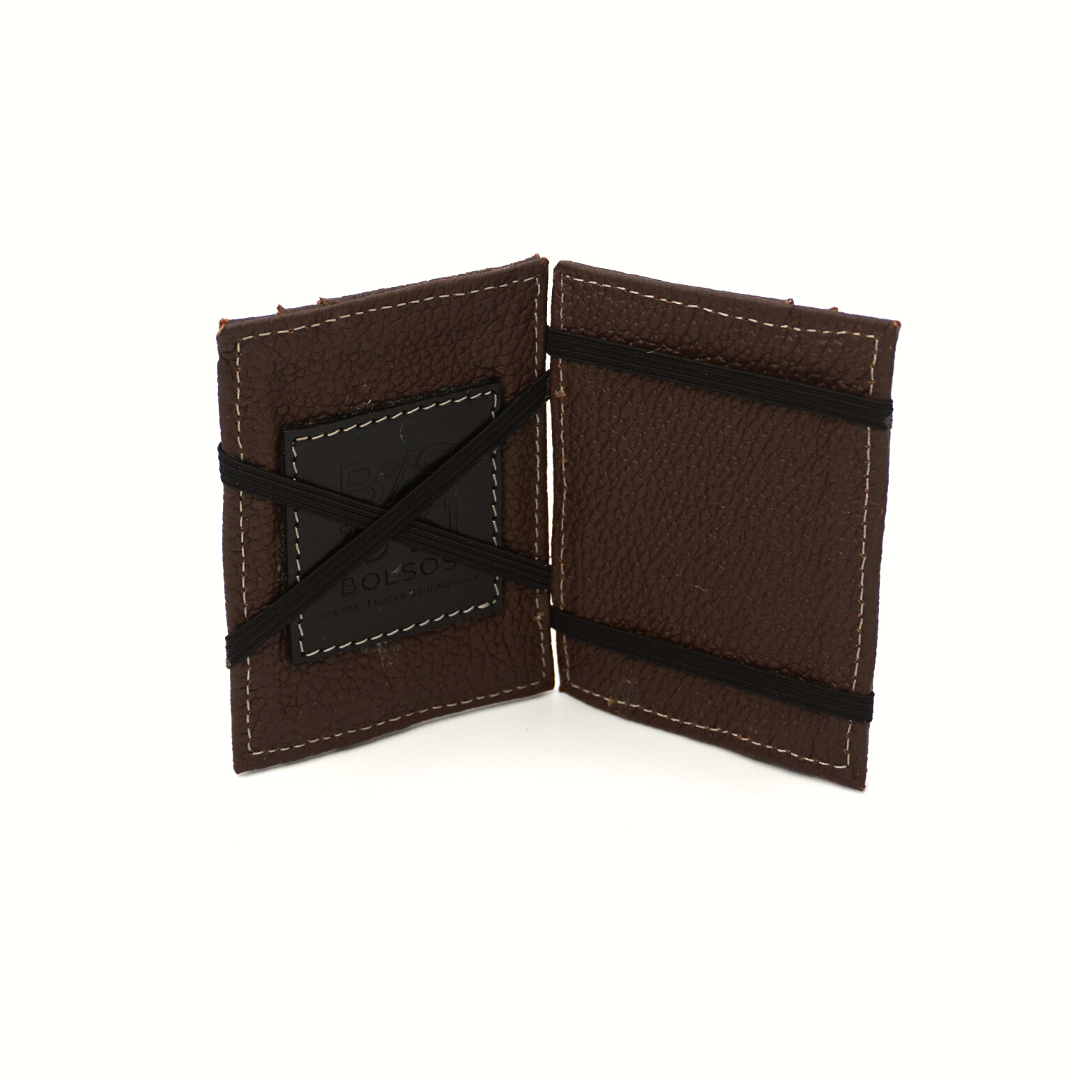 Tarjetero de Cuero Mágico